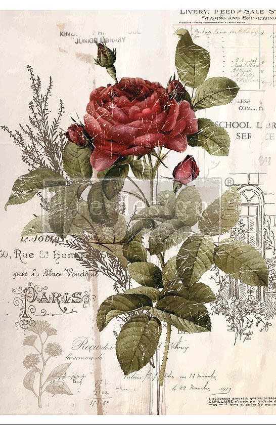 Redesign Decor Transferfolie - Botanical Rose