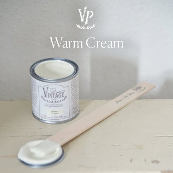 Vintage Paint Kreidefarbe - Warm Cream