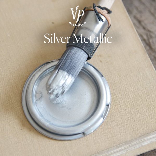 Vintage Paint Kreidefarbe - Silver Metallic - 700 ml