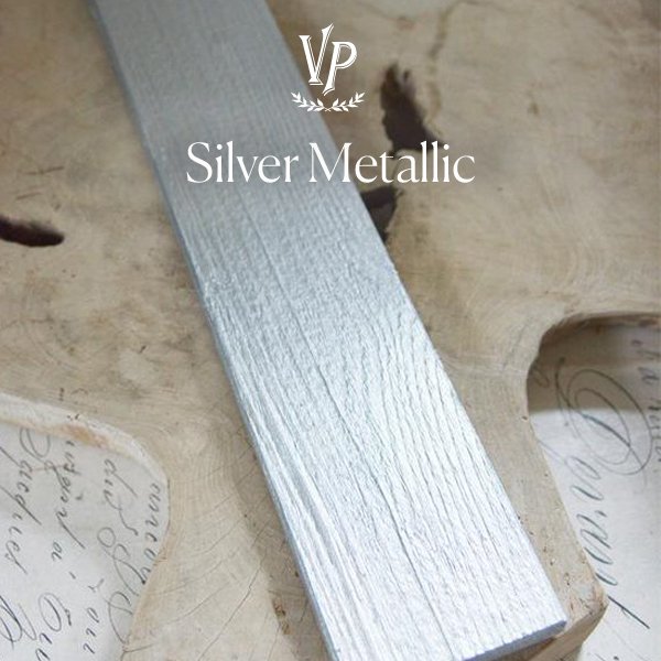 Vintage Paint Kreidefarbe - Silver Metallic - 200 ml